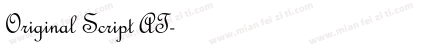 Original Script AT字体转换